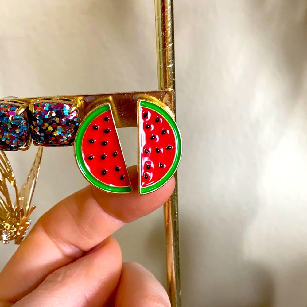 Watermelon earrings